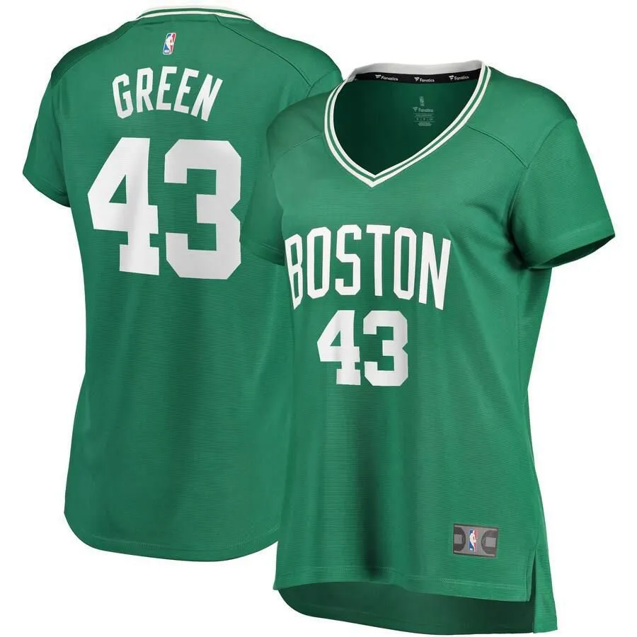 Boston Celtics Javonte Green Fanatics Branded Replica Fast Break Player Icon Jersey Womens - Black | Ireland V7569A9