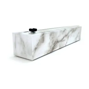 ChicWrap Carrara Marble Aluminum Foil 12" x 30' Dispenser