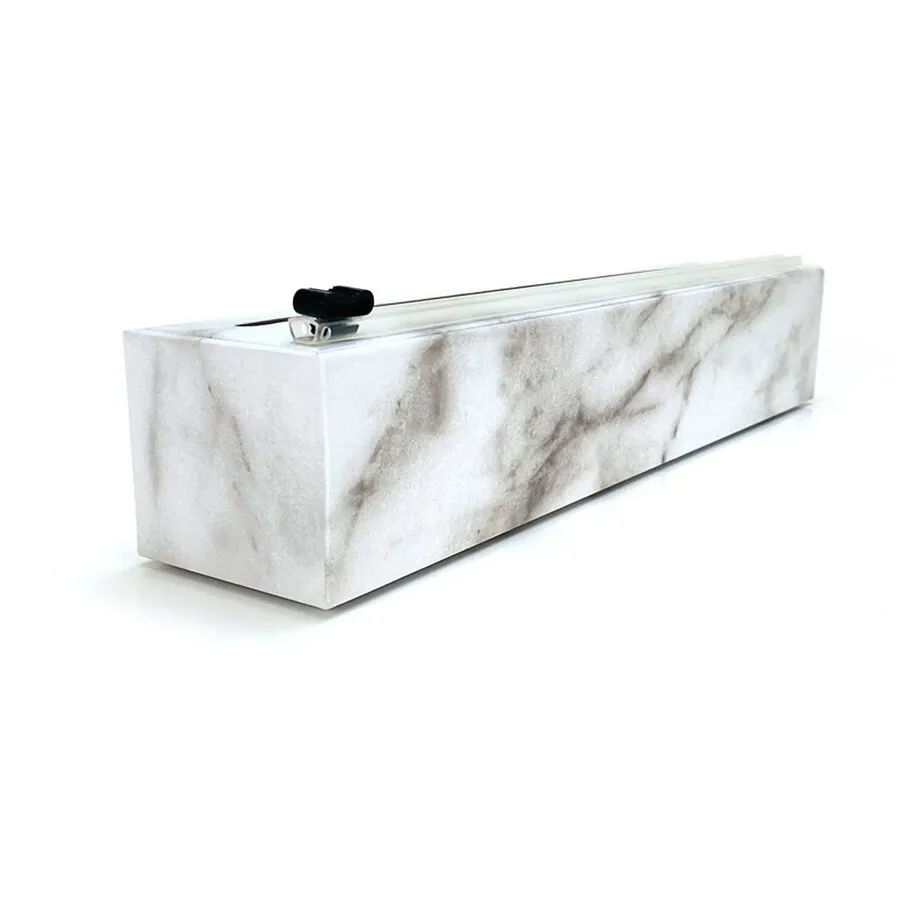 ChicWrap Carrara Marble Aluminum Foil 12" x 30' Dispenser