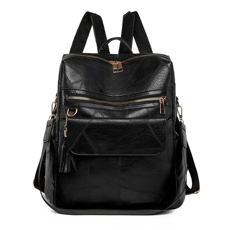 FC221 Vintage Leather Daypack: Cool Backpack with Large Capacity