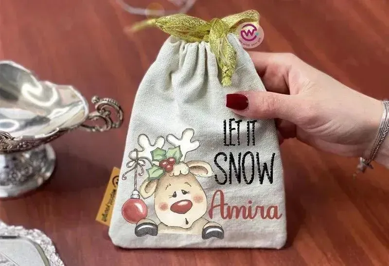 Gift Bags-Christmas -Snow