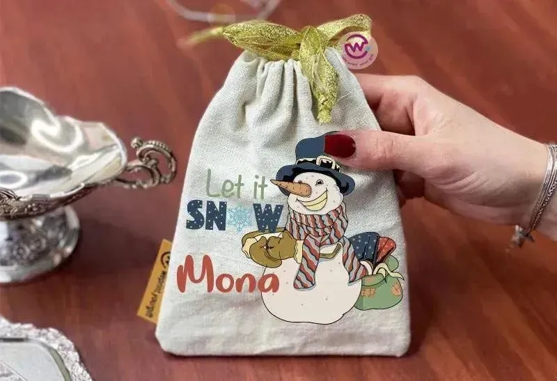 Gift Bags-Christmas -Snow