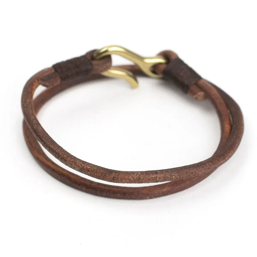 Leather Cord Double Wrap