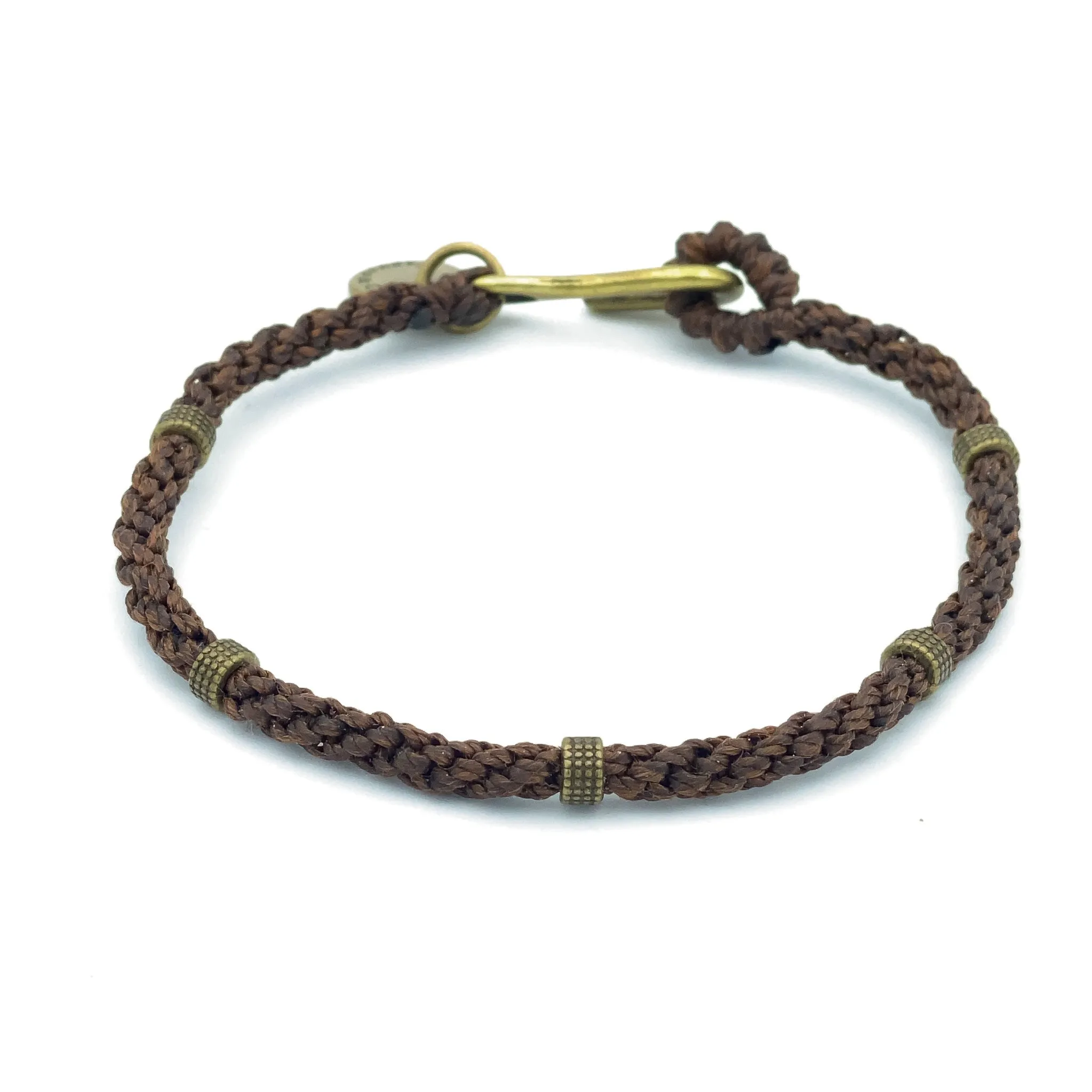 Novelty Metal Macrame Bracelet