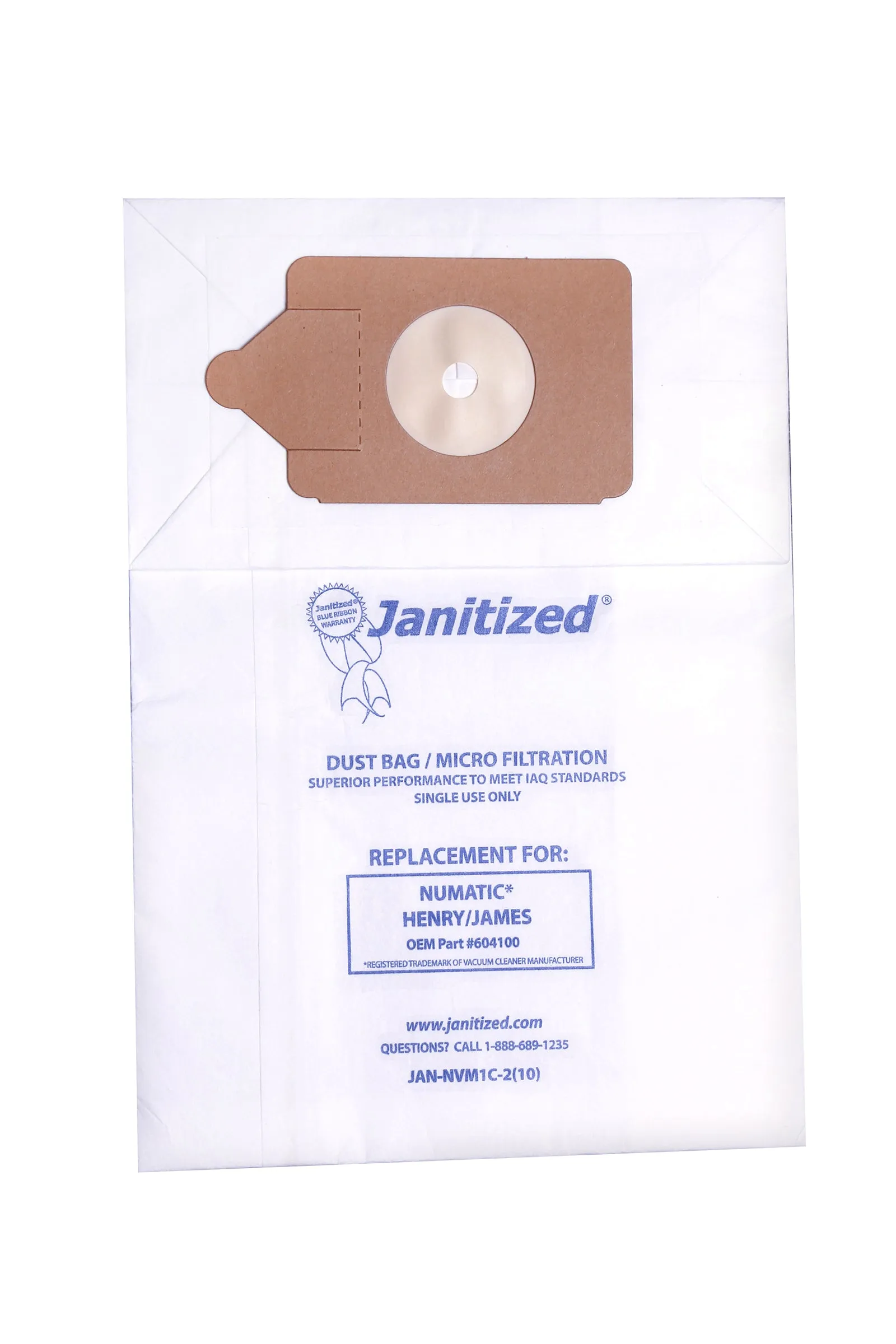 Numatic James/ Henry/ Hetty Paper Bags (10 bags)