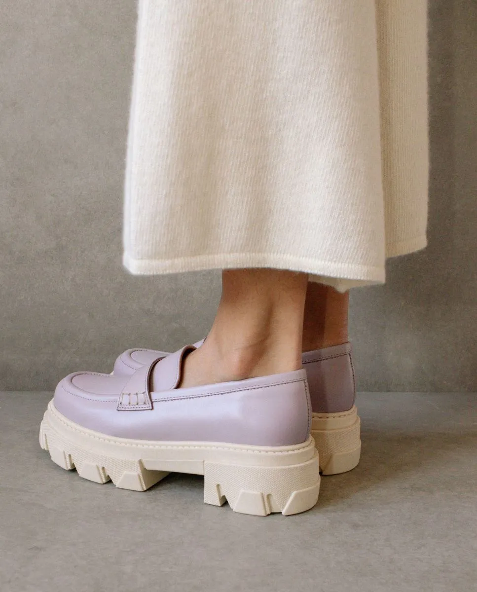 Trailblazer Mauve Leather Loafers