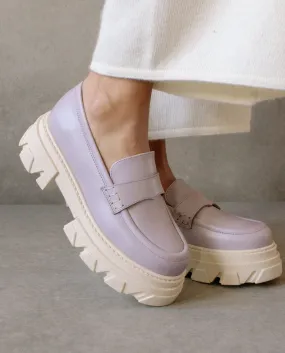 Trailblazer Mauve Leather Loafers